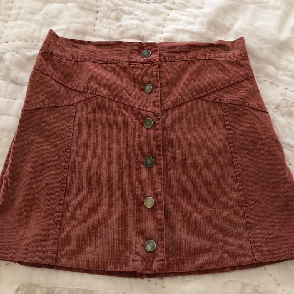 Don’t Ask Me Why Corduroy Skirt